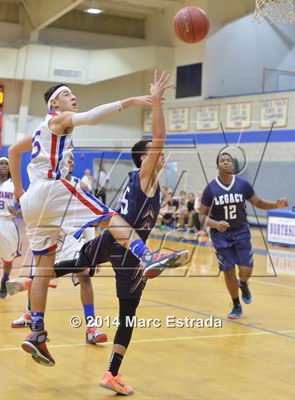 Thumbnail 2 in Legacy Charter vs. Northside Christian 2014 Mustang Christmas Tournament photogallery.
