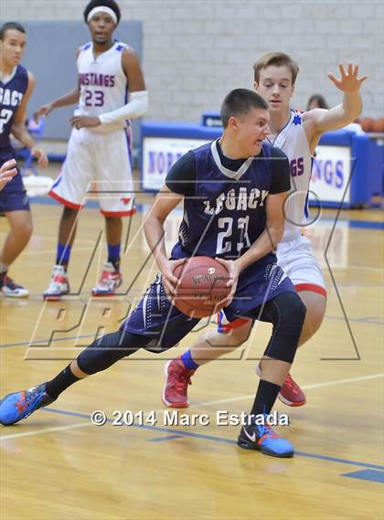 Thumbnail 1 in Legacy Charter vs. Northside Christian 2014 Mustang Christmas Tournament photogallery.