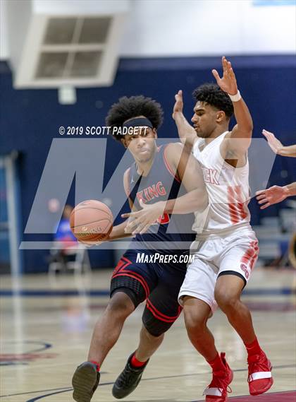 Thumbnail 3 in King @ Great Oak (CIF SS Division II A First Round Playoff) photogallery.