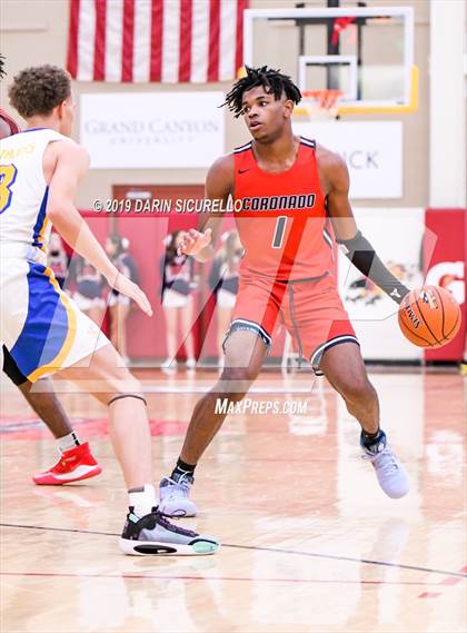 Thumbnail 1 in Coronado vs Shadow Mountain (Hoophall West Tournament)  photogallery.