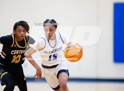 Thumbnail 3 in Central Gwinnett vs McEachern (GHSA 7A Elite 8 Playoff) photogallery.