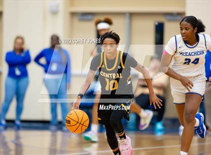 Thumbnail 2 in Central Gwinnett vs McEachern (GHSA 7A Elite 8 Playoff) photogallery.