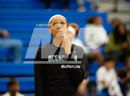 Thumbnail 3 in Central Gwinnett vs McEachern (GHSA 7A Elite 8 Playoff) photogallery.