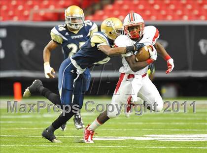 Thumbnail 2 in Sandy Creek vs. Drew (Great American Football Classic) photogallery.