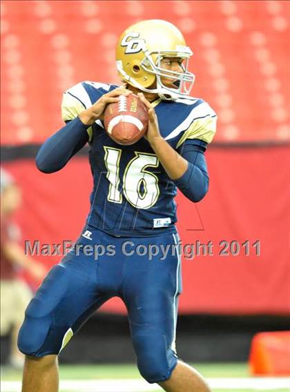Thumbnail 3 in Sandy Creek vs. Drew (Great American Football Classic) photogallery.