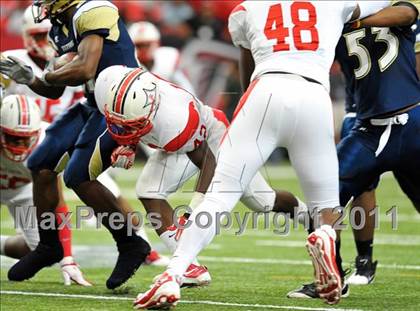 Thumbnail 3 in Sandy Creek vs. Drew (Great American Football Classic) photogallery.