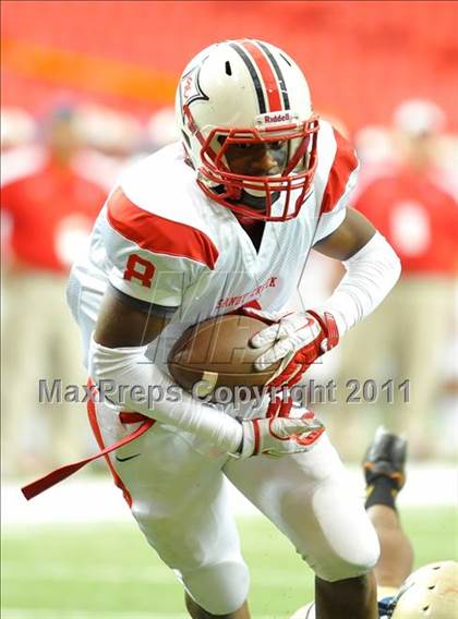 Thumbnail 3 in Sandy Creek vs. Drew (Great American Football Classic) photogallery.