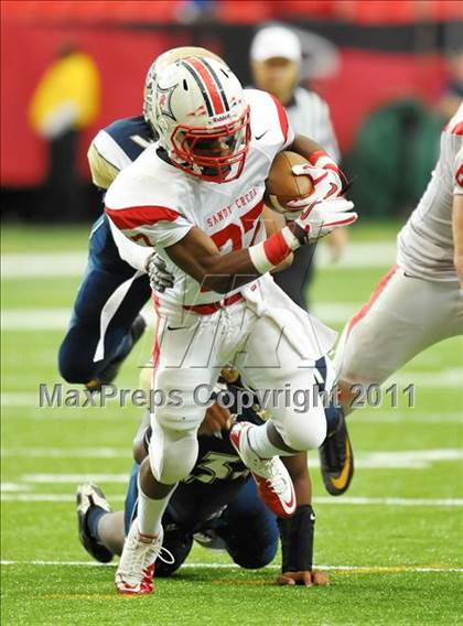 Thumbnail 2 in Sandy Creek vs. Drew (Great American Football Classic) photogallery.