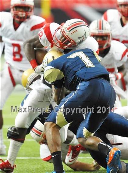 Thumbnail 1 in Sandy Creek vs. Drew (Great American Football Classic) photogallery.