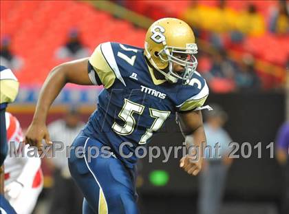 Thumbnail 1 in Sandy Creek vs. Drew (Great American Football Classic) photogallery.