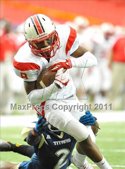 Thumbnail 2 in Sandy Creek vs. Drew (Great American Football Classic) photogallery.