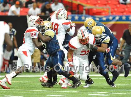 Thumbnail 1 in Sandy Creek vs. Drew (Great American Football Classic) photogallery.