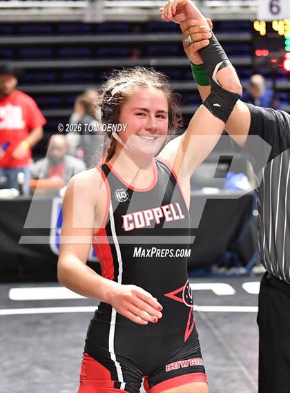 Thumbnail 2 in UIL 5A/6A Girls Wrestling Finals (Day 1) photogallery.
