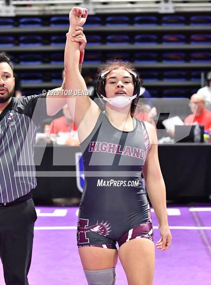 Thumbnail 2 in UIL 5A/6A Girls Wrestling Finals (Day 1) photogallery.