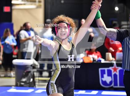Thumbnail 3 in UIL 5A/6A Girls Wrestling Finals (Day 1) photogallery.