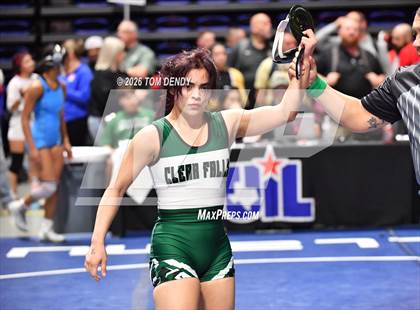 Thumbnail 3 in UIL 5A/6A Girls Wrestling Finals (Day 1) photogallery.