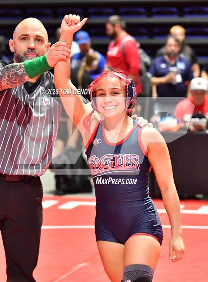 Thumbnail 1 in UIL 5A/6A Girls Wrestling Finals (Day 1) photogallery.