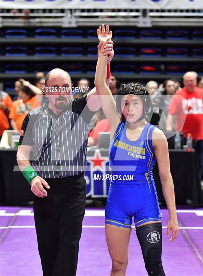 Thumbnail 1 in UIL 5A/6A Girls Wrestling Finals (Day 1) photogallery.