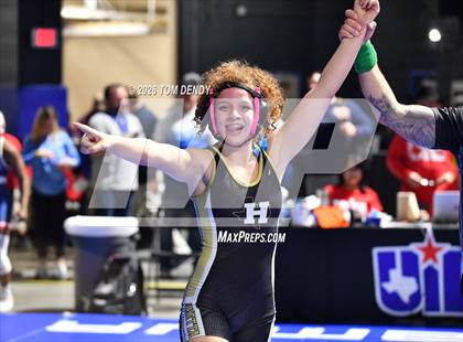 Thumbnail 2 in UIL 5A/6A Girls Wrestling Finals (Day 1) photogallery.