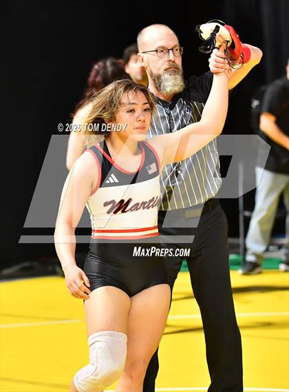Thumbnail 1 in UIL 5A/6A Girls Wrestling Finals (Day 1) photogallery.