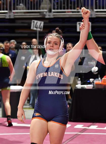 Thumbnail 1 in UIL 5A/6A Girls Wrestling Finals (Day 1) photogallery.