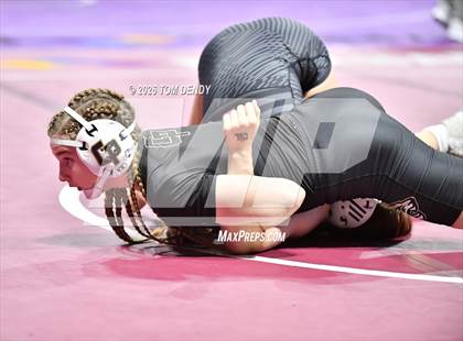 Thumbnail 2 in UIL 5A/6A Girls Wrestling Finals (Day 1) photogallery.