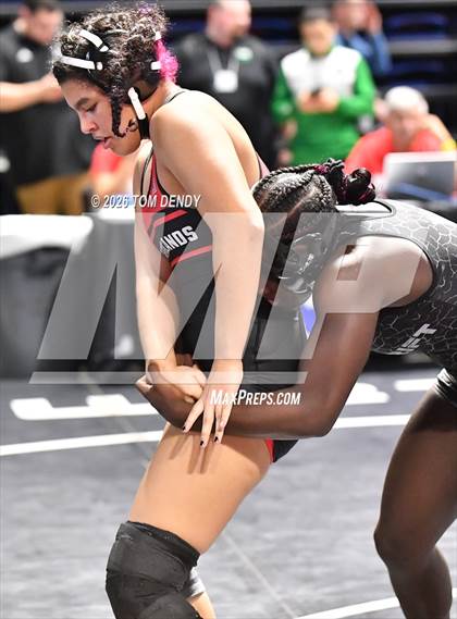 Thumbnail 3 in UIL 5A/6A Girls Wrestling Finals (Day 1) photogallery.