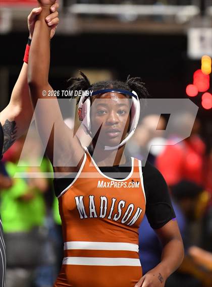 Thumbnail 2 in UIL 5A/6A Girls Wrestling Finals (Day 1) photogallery.