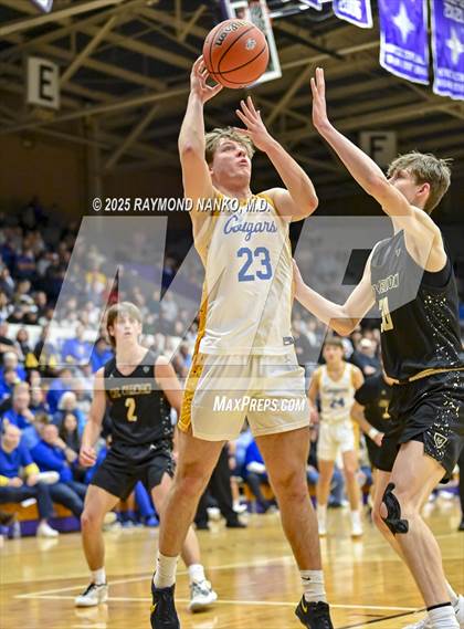 Thumbnail 2 in Mt. Vernon vs. Greenfield-Central (IHSAA 4A Section 9 Championship)  photogallery.