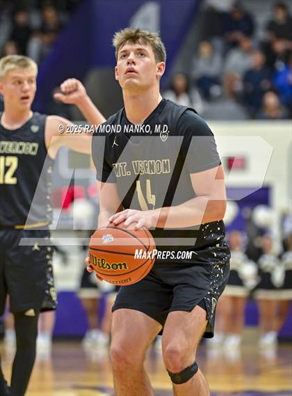 Thumbnail 2 in Mt. Vernon vs. Greenfield-Central (IHSAA 4A Section 9 Championship)  photogallery.