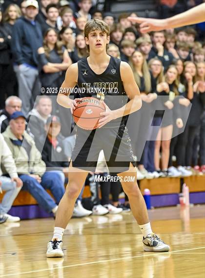 Thumbnail 2 in Mt. Vernon vs. Greenfield-Central (IHSAA 4A Section 9 Championship)  photogallery.