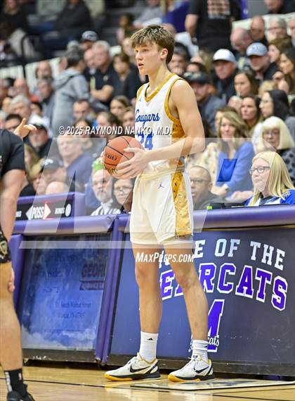 Thumbnail 3 in Mt. Vernon vs. Greenfield-Central (IHSAA 4A Section 9 Championship)  photogallery.