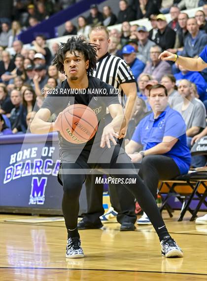 Thumbnail 3 in Mt. Vernon vs. Greenfield-Central (IHSAA 4A Section 9 Championship)  photogallery.