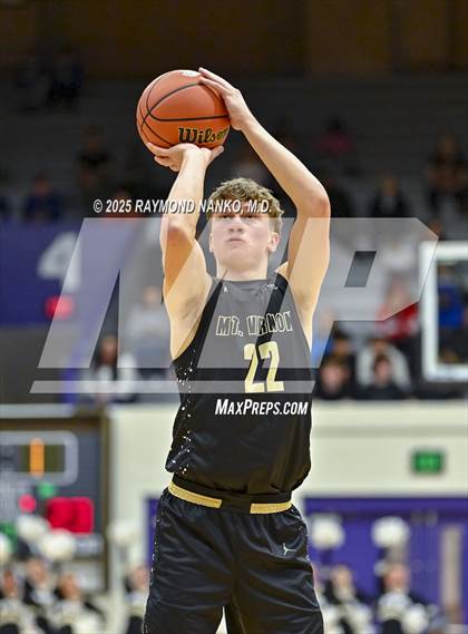 Thumbnail 2 in Mt. Vernon vs. Greenfield-Central (IHSAA 4A Section 9 Championship)  photogallery.