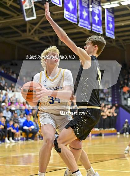 Thumbnail 3 in Mt. Vernon vs. Greenfield-Central (IHSAA 4A Section 9 Championship)  photogallery.