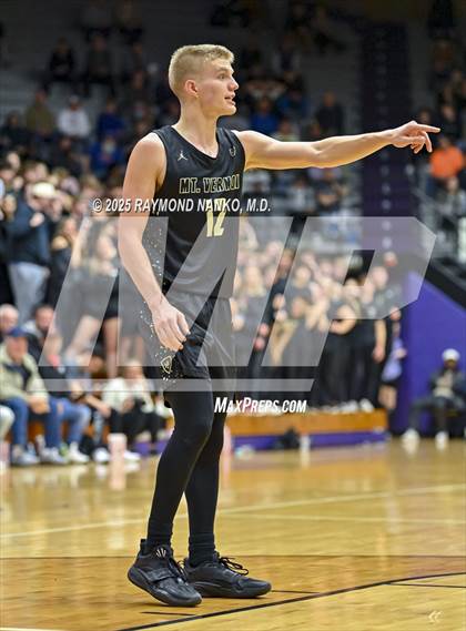 Thumbnail 1 in Mt. Vernon vs. Greenfield-Central (IHSAA 4A Section 9 Championship)  photogallery.