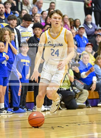 Thumbnail 2 in Mt. Vernon vs. Greenfield-Central (IHSAA 4A Section 9 Championship)  photogallery.