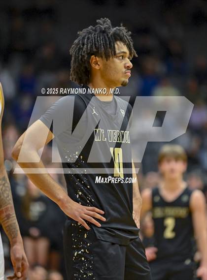 Thumbnail 2 in Mt. Vernon vs. Greenfield-Central (IHSAA 4A Section 9 Championship)  photogallery.