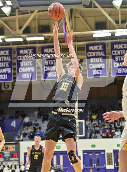 Thumbnail 3 in Mt. Vernon vs. Greenfield-Central (IHSAA 4A Section 9 Championship)  photogallery.