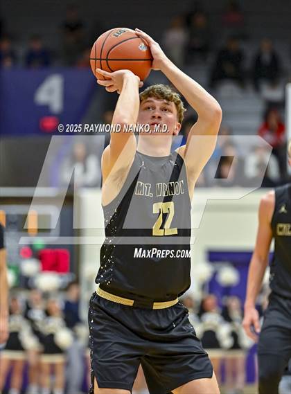 Thumbnail 3 in Mt. Vernon vs. Greenfield-Central (IHSAA 4A Section 9 Championship)  photogallery.