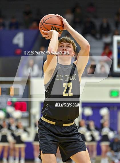 Thumbnail 3 in Mt. Vernon vs. Greenfield-Central (IHSAA 4A Section 9 Championship)  photogallery.