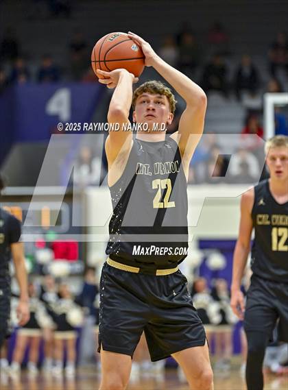 Thumbnail 1 in Mt. Vernon vs. Greenfield-Central (IHSAA 4A Section 9 Championship)  photogallery.