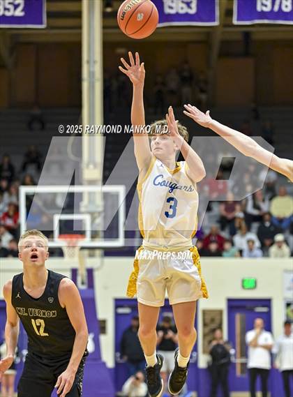 Thumbnail 2 in Mt. Vernon vs. Greenfield-Central (IHSAA 4A Section 9 Championship)  photogallery.