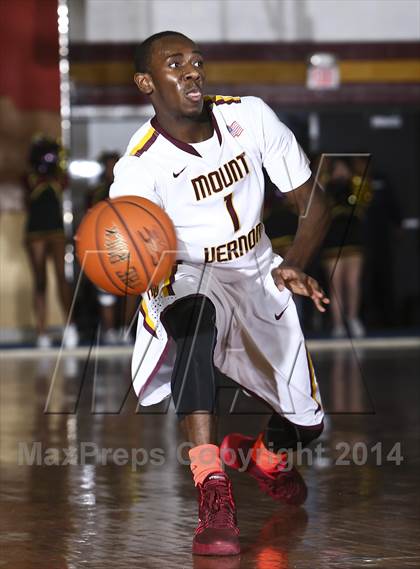 Thumbnail 3 in New Rochelle vs Mt. Vernon (Section 1 Class AA Quarterfinal) photogallery.