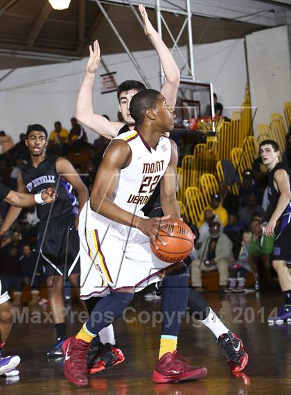 Thumbnail 1 in New Rochelle vs Mt. Vernon (Section 1 Class AA Quarterfinal) photogallery.