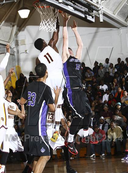 Thumbnail 3 in New Rochelle vs Mt. Vernon (Section 1 Class AA Quarterfinal) photogallery.