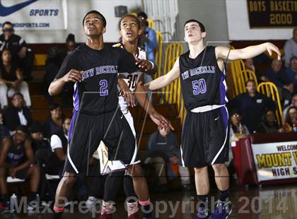 Thumbnail 2 in New Rochelle vs Mt. Vernon (Section 1 Class AA Quarterfinal) photogallery.