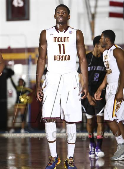 Thumbnail 2 in New Rochelle vs Mt. Vernon (Section 1 Class AA Quarterfinal) photogallery.