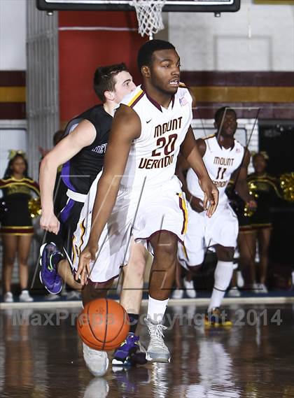 Thumbnail 3 in New Rochelle vs Mt. Vernon (Section 1 Class AA Quarterfinal) photogallery.