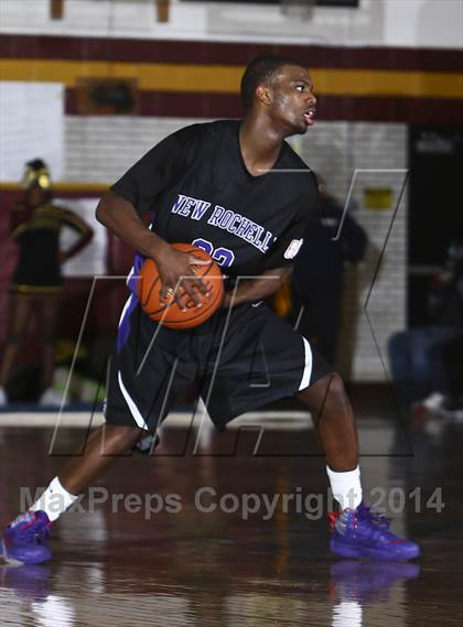 Thumbnail 2 in New Rochelle vs Mt. Vernon (Section 1 Class AA Quarterfinal) photogallery.